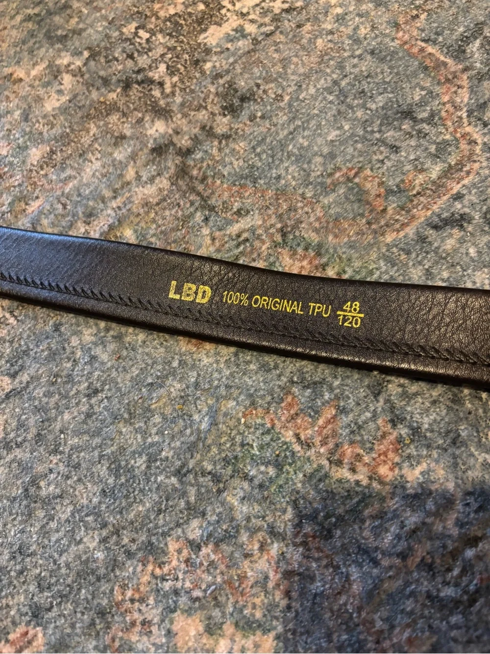 Men's Brown Leather Ratchet Belt with Polished Buckle